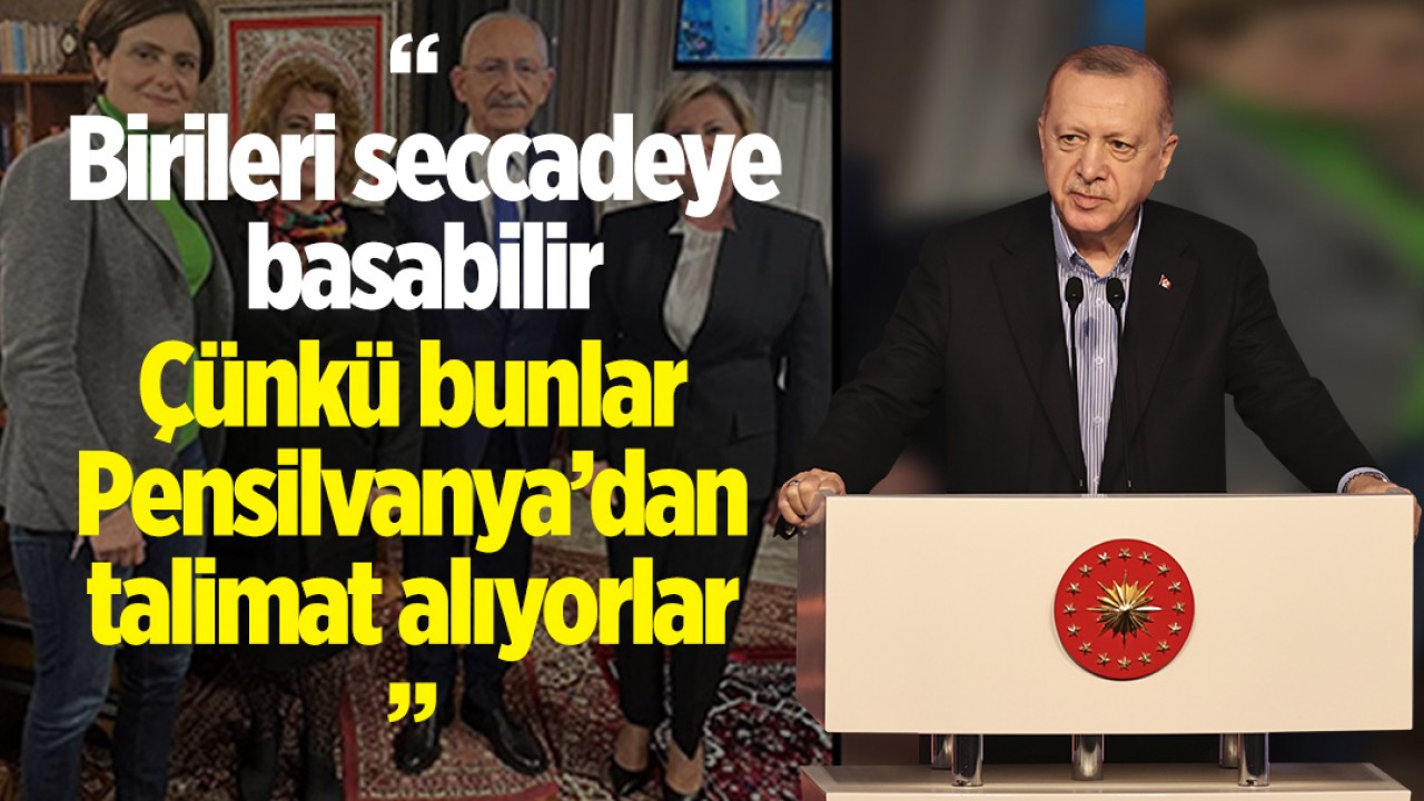 Cumhurbaşkanı Erdoğan'dan  Kılıçdaroğlu'na seccade tepkisi