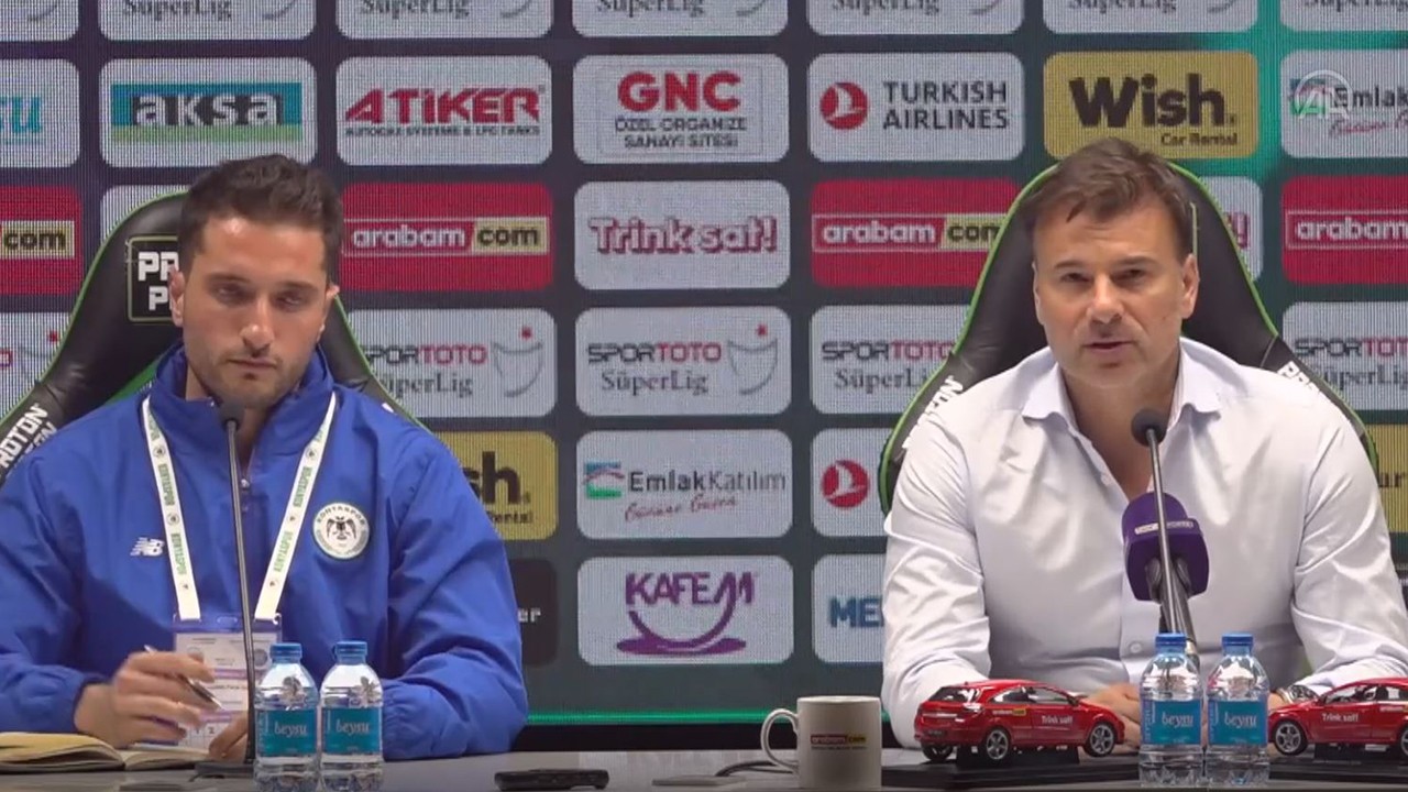 Konyaspor Teknik Direktörü Stanojevic: Yeterince tehlikeli değildik