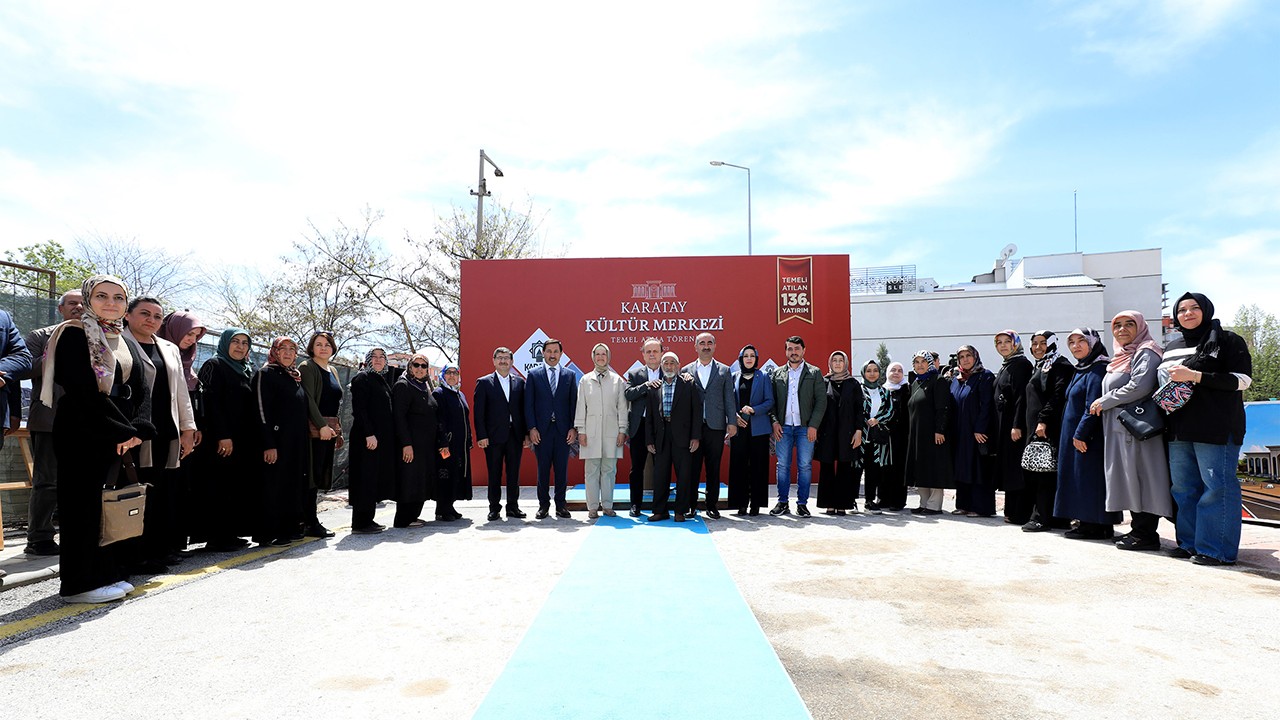 Konya'da 103 milyon lira bedelle inşa edilecek o merkezin temeli atıldı