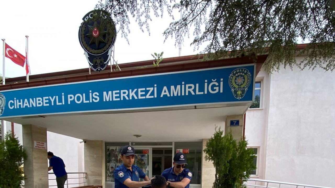 Konya'da vatandaşın duyarlılığı sayesinde yakalanan hırsızlık zanlısı tutuklandı