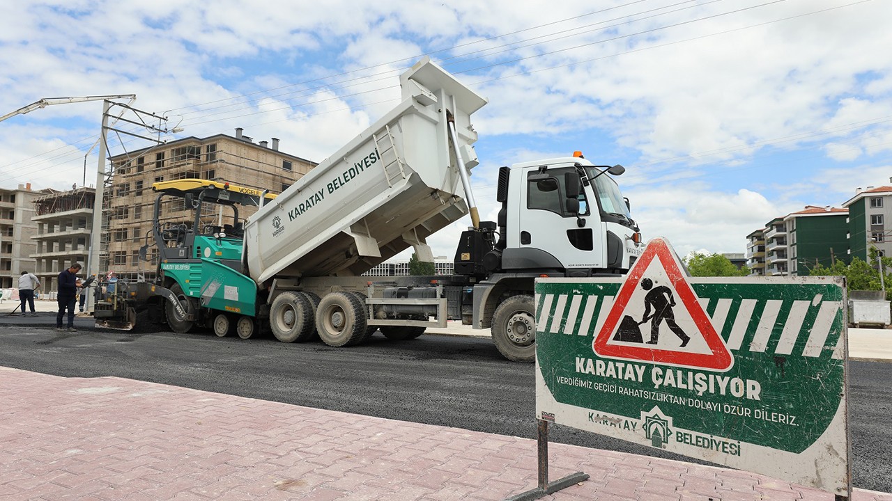 Konya'da yol çalışmaları hız kazandı!