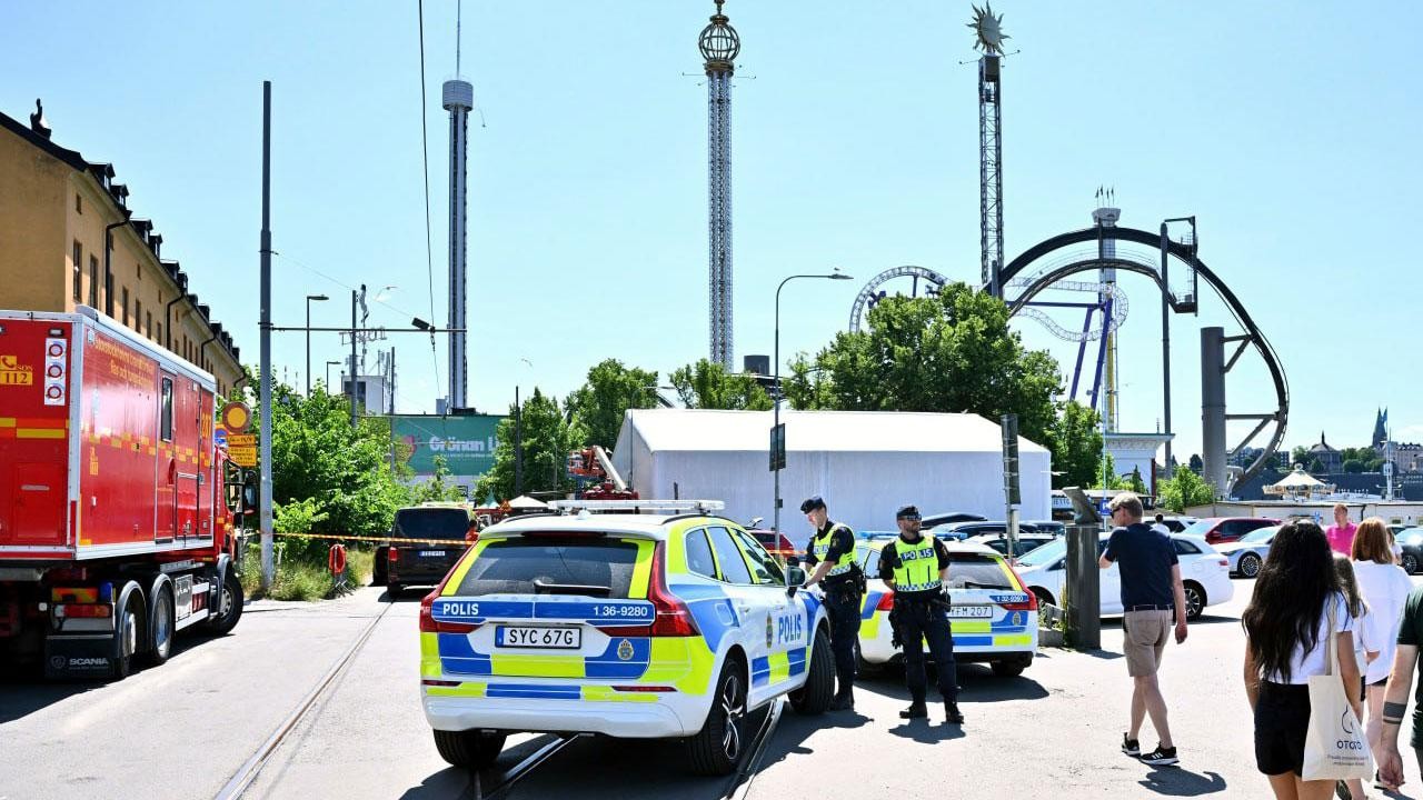 İsveç'te lunaparkta hız treni raydan çıktı: 1 ölü, 7 yaralı