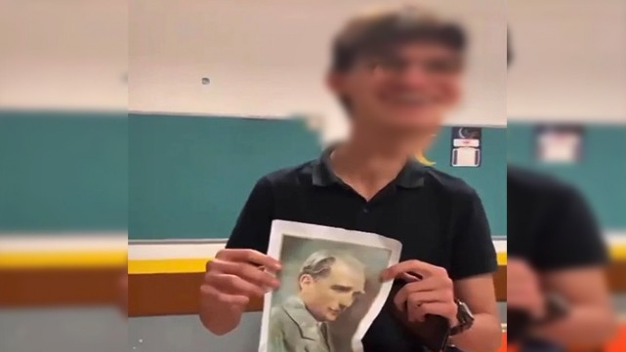 Atatürk’ün fotoğrafıyla uygunsuz hareketlerde bulunan şahıs tutuklandı