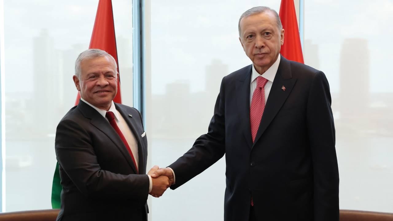 Cumhurbaşkanı Erdoğan, Ürdün Kralı ile görüştü