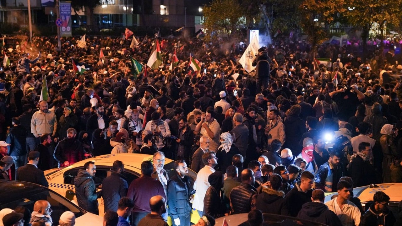 İstanbul’daki İsrail protestosunda 1 can kaybı, 5 gözaltı