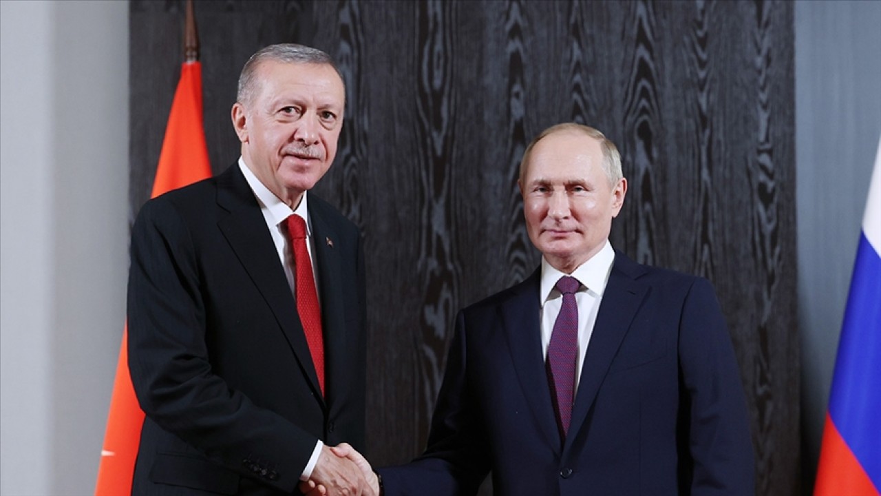 Cumhurbaşkanı Erdoğan, Putin ile Filistin’i görüştü