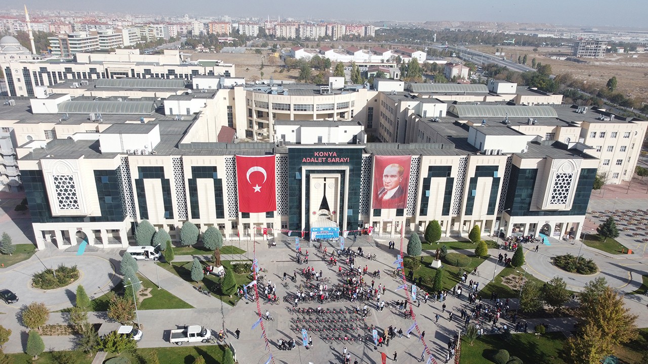 Konya’da hakim ve savcıların katılımıyla bisiklet festivali