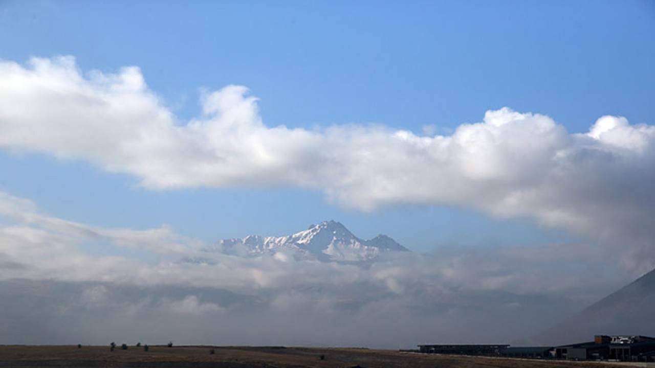 Erciyes Dağı’nda sis güzelliği