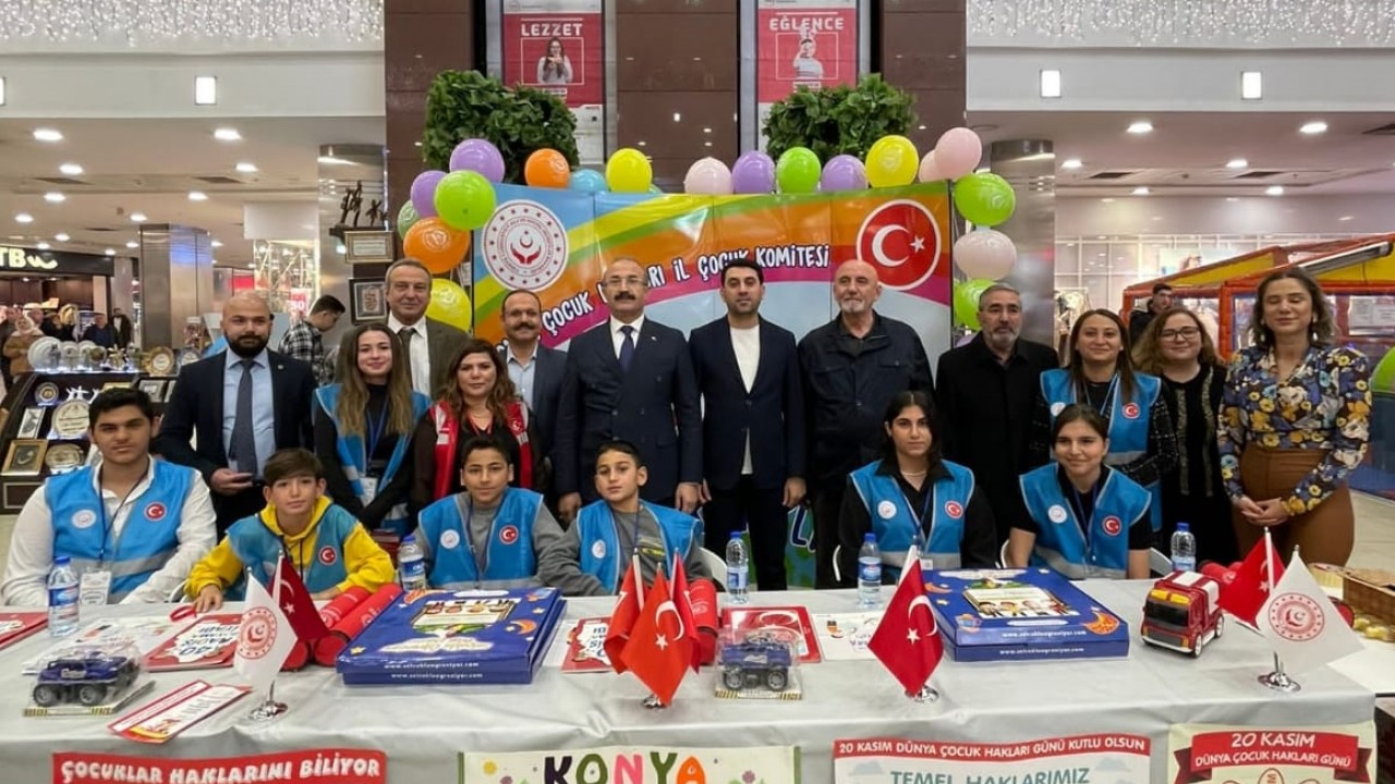 Konya’da Çocuk Hakları Günü kapsamında etkinlik düzenlendi