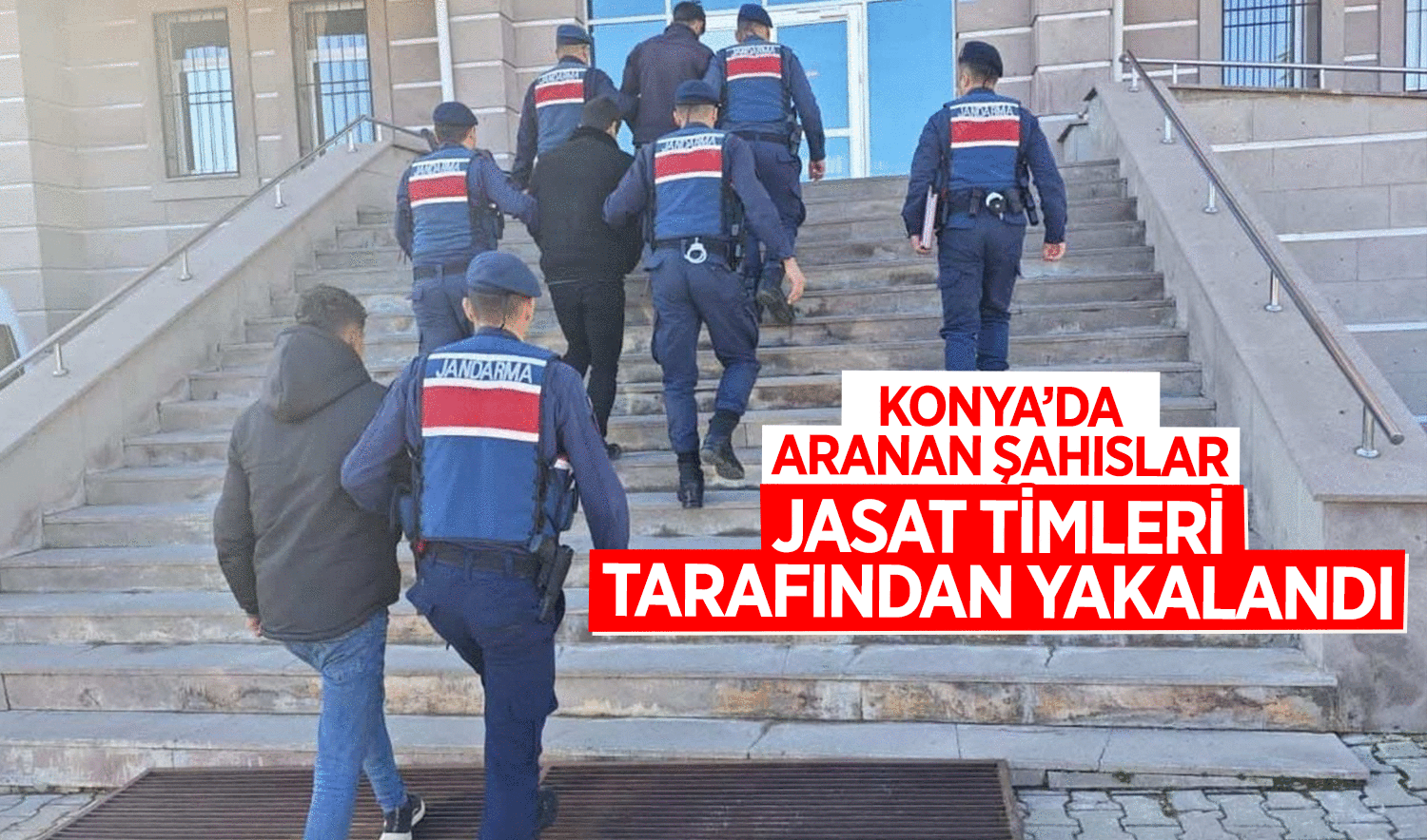 Konya’da aranan şahıslar JASAT tarafından yakalandı