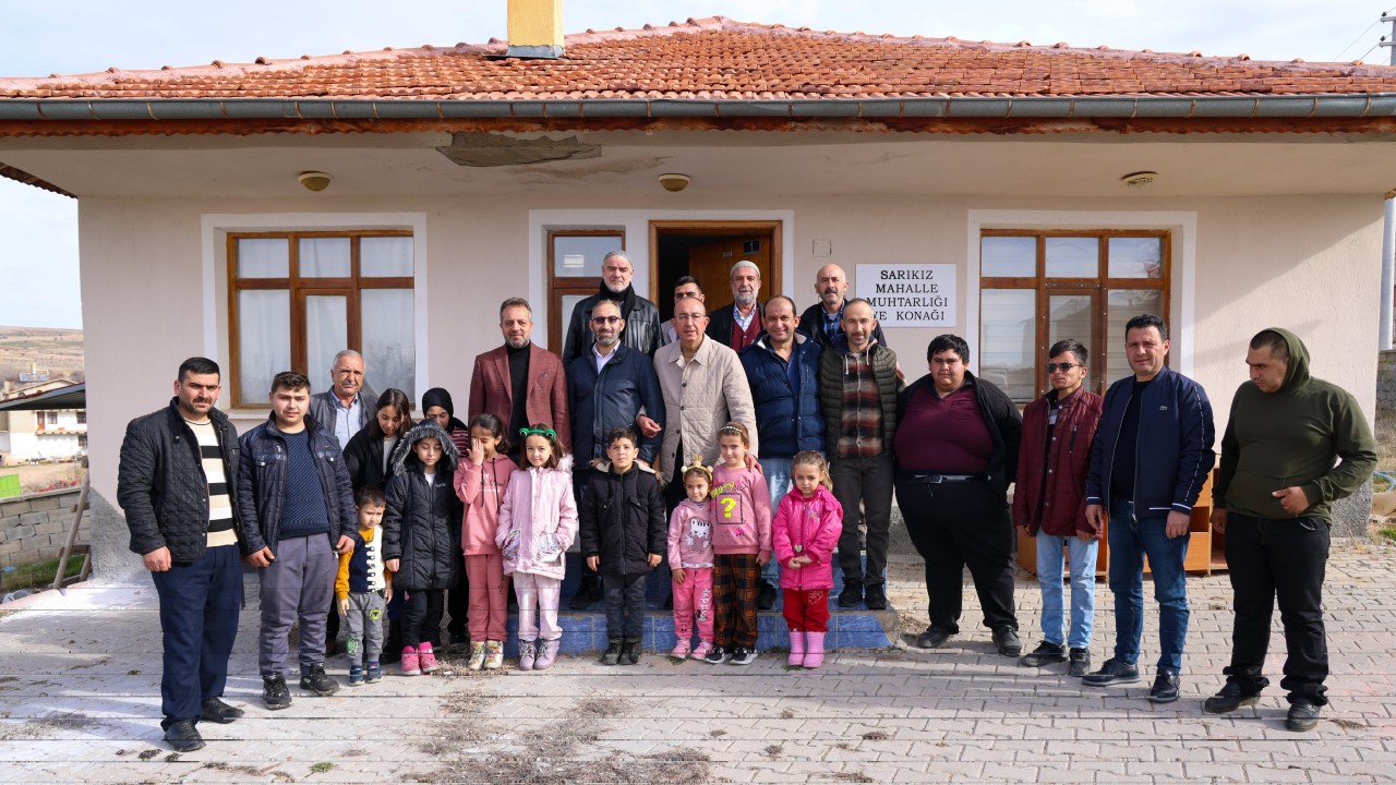 Başkan Mustafa Kavuş,  uzak mahalledeki vatandaşlarla buluştu