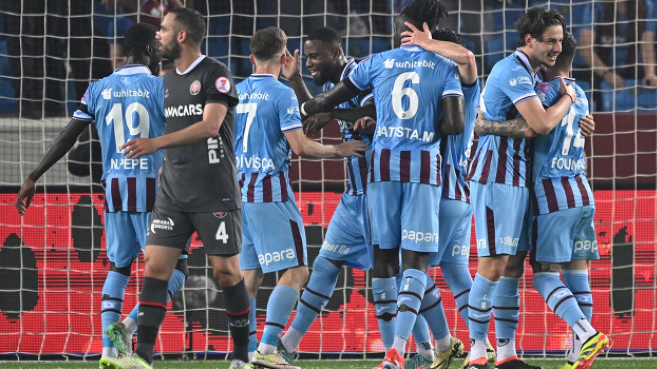 Türkiye Kupası yarı final maçı: Trabzonspor, Karagümrük'ü yendi