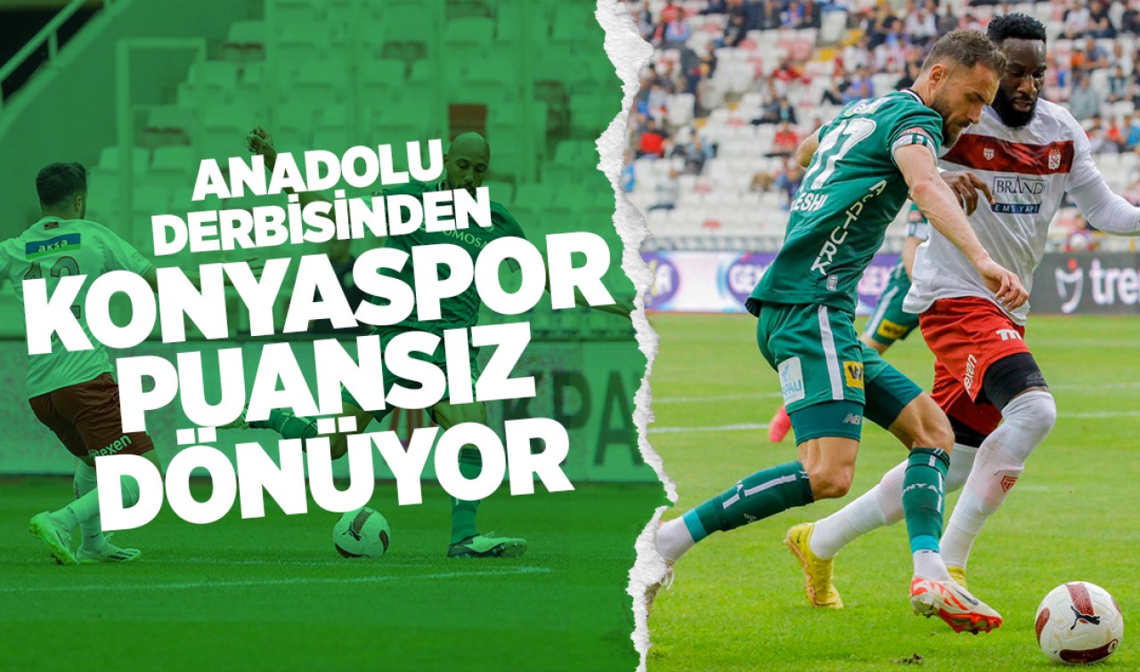 Konyaspor evine puansız dönüyor:  Sivasspor  1 – Konyaspor 0