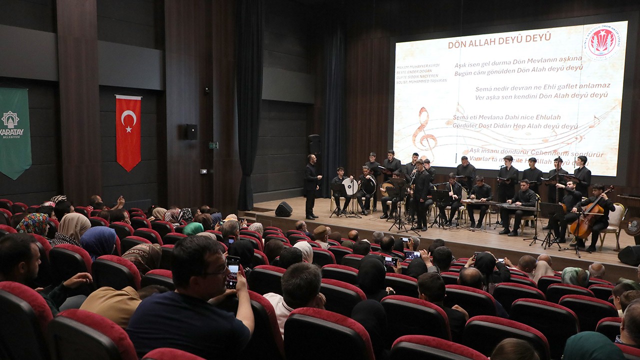 Konyalı sanatseverlerden Türk Tasavvuf Müziği Konseri’ne ilgi