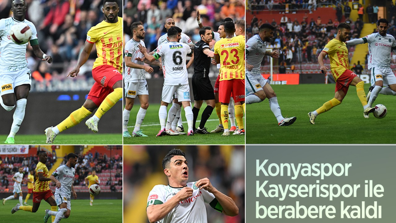 Konyaspor Kayserispor ile berabere kaldı