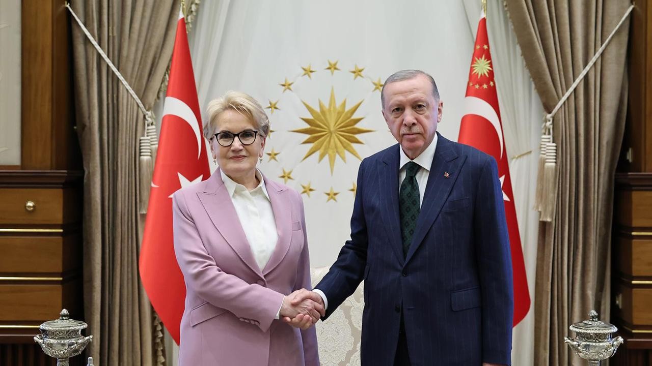 Cumhurbaşkanı Erdoğan ile Meral Akşener’i kabul etti