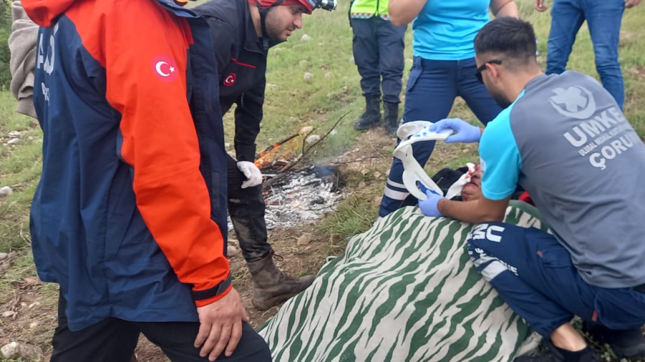 Mantar toplamaya gittiği ormanda düşüp yaralandı, 16 saat sonra ulaşıldı