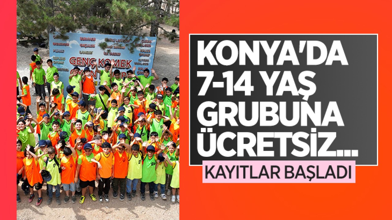 Konya'da 7-14 yaş grubuna ücretsiz eğitimler, etkinlikler ve atölyeler... Kayıtlar başladı