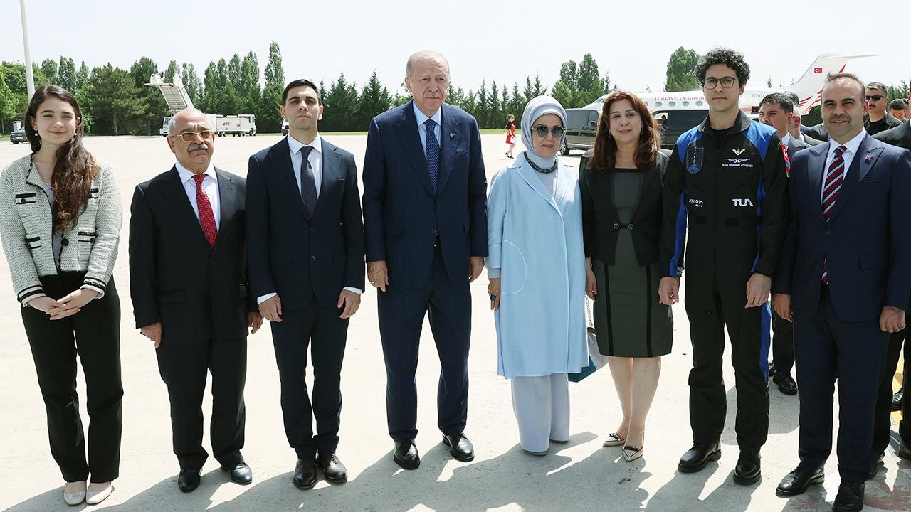 Cumhurbaşkanı Erdoğan, astronot Atasever'i kabul etti