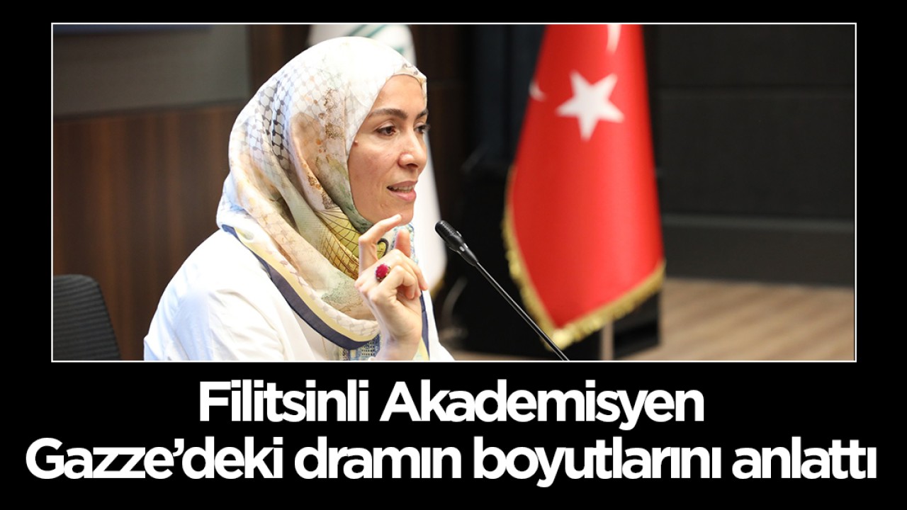 Filistinli Akademisyen, Konya’da Gazze’deki dramın boyutlarını anlattı