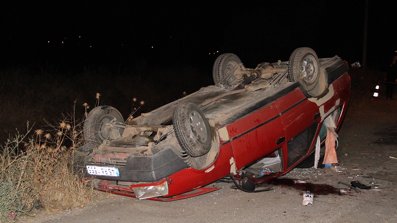 Alkollü sürücünün otomobili takla attı: 1 ölü