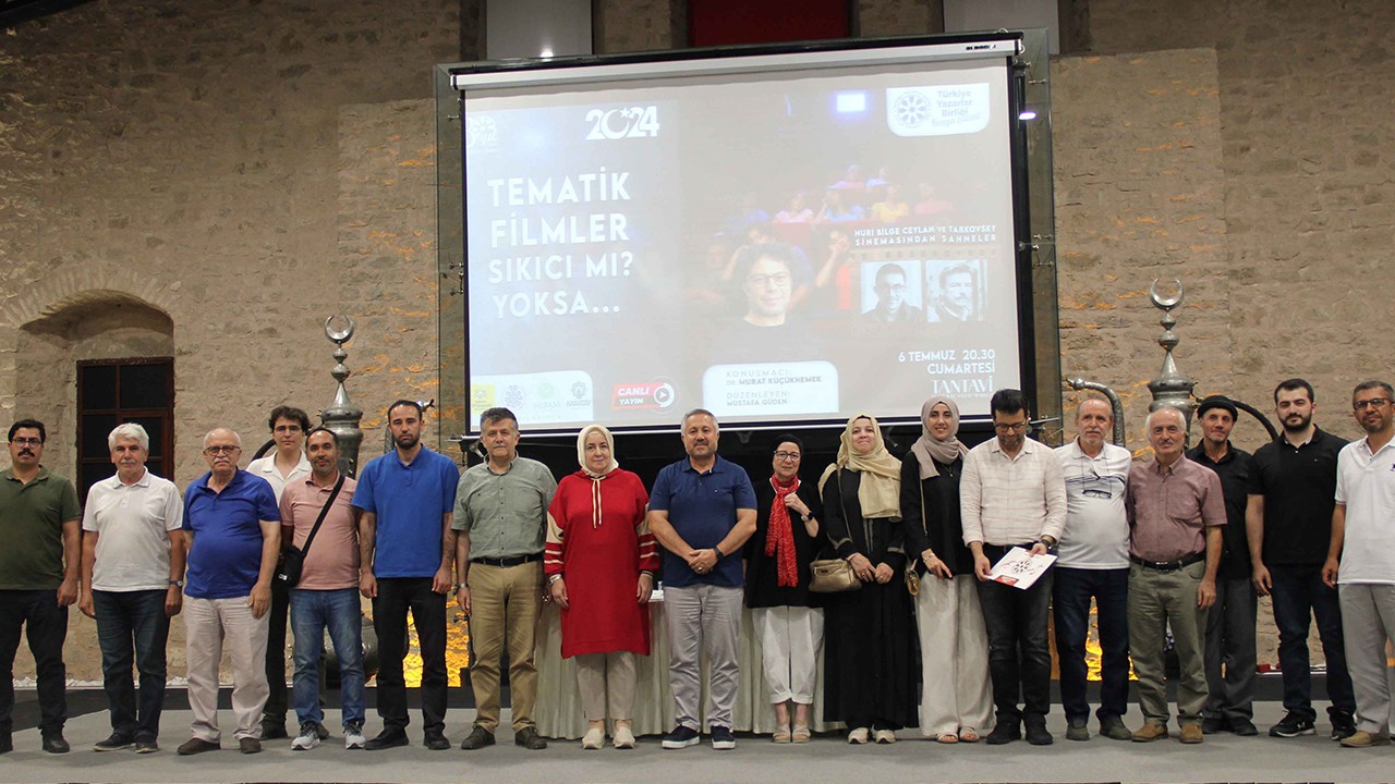 TYB Konya Şubesi’nde tematik filmler üzerine konferans düzenlendi