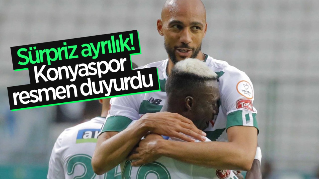 Sürpriz ayrılık! Konyaspor resmen duyurdu