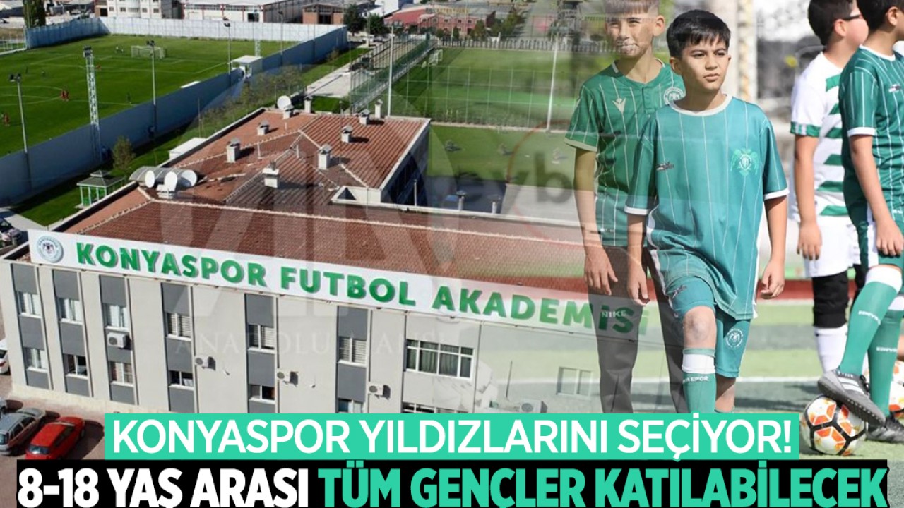 Konyaspor yıldızlarını seçiyor! 8-18 yaş arası tüm gençler katılabilecek