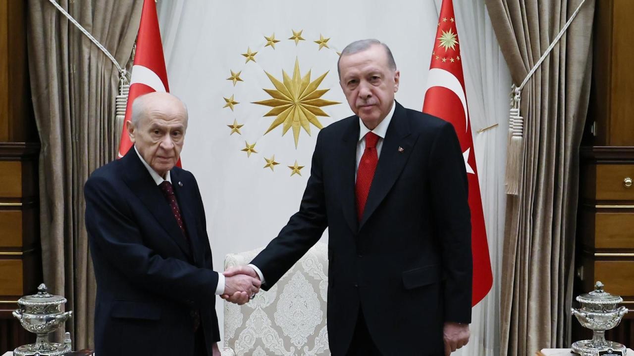 Cumhurbaşkanı Erdoğan, Bahçeli’yi kabul etti