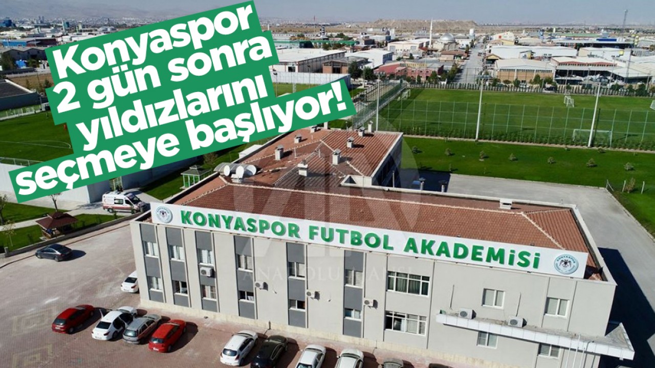 Konyaspor 2 gün sonra yıldızlarını seçmeye başlıyor! İşte Altyapı seçmelerindeki tüm detaylar...