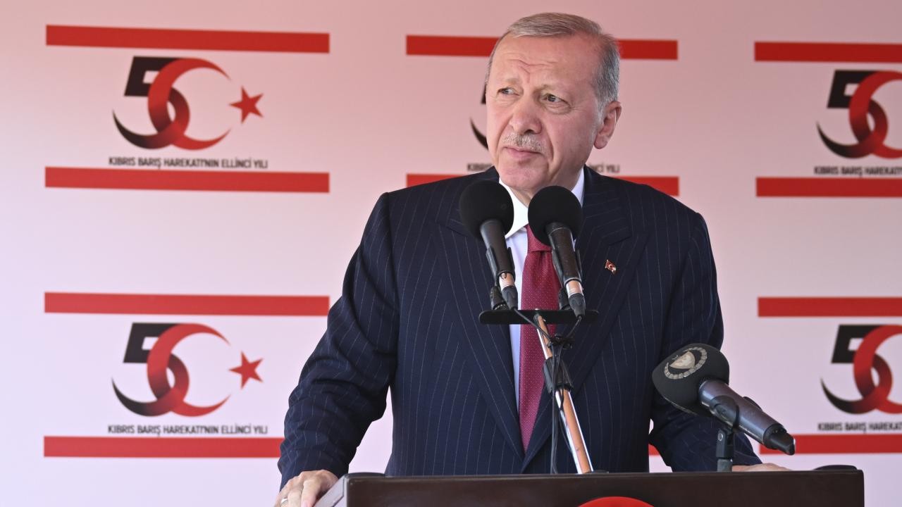 Cumhurbaşkanı Erdoğan: Kıbrıslı kardeşlerimizle ekmeğimizi de suyumuzu da geleceğimizi de paylaşmaya devam edeceğiz