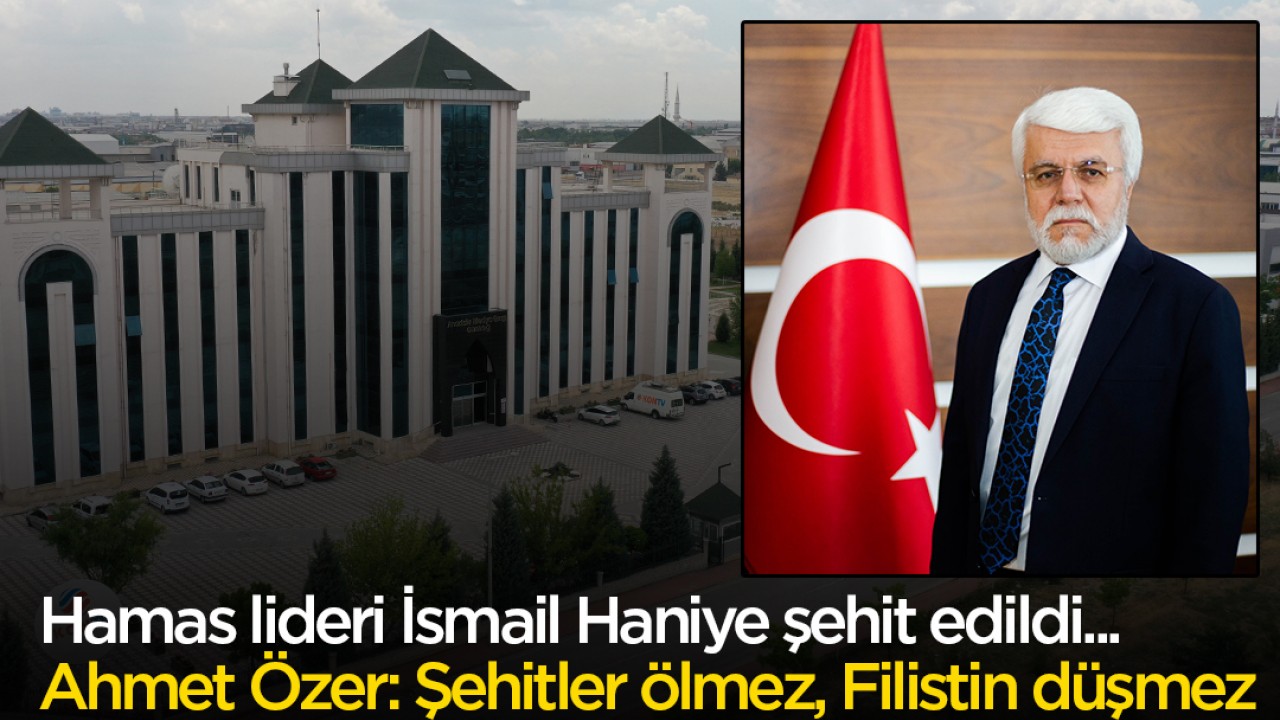 Hamas lideri İsmail Haniye şehit edildi... Ahmet Özer: Şehitler ölmez, Filistin düşmez