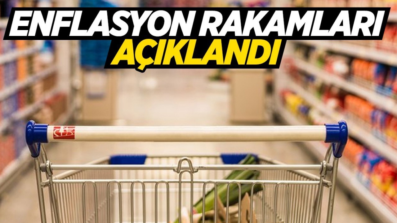 Enflasyon rakamları açıklandı