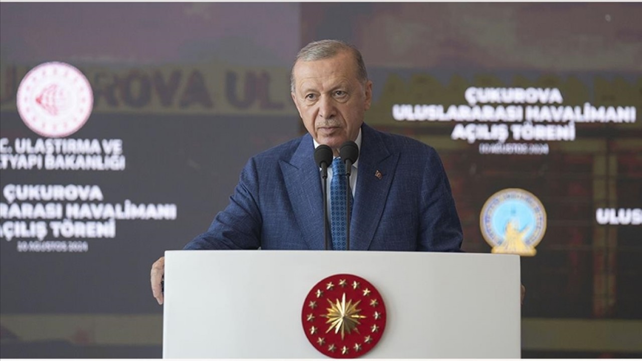 Cumhurbaşkanı Erdoğan: Çukurova Uluslararası Havalimanı yaklaşık 3 bin kişinin istihdamına vesile olacak