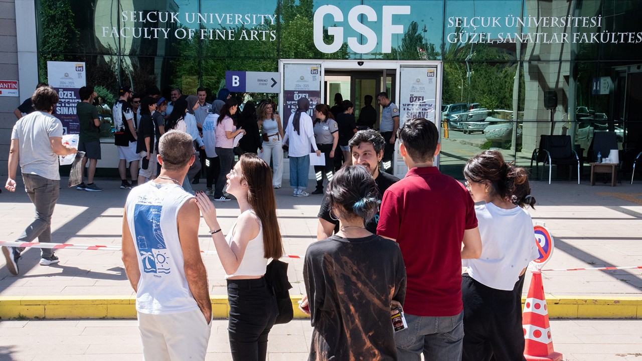 Selçuk Üniversitesi GSF’de Özel Yetenek Sınavları yapıldı