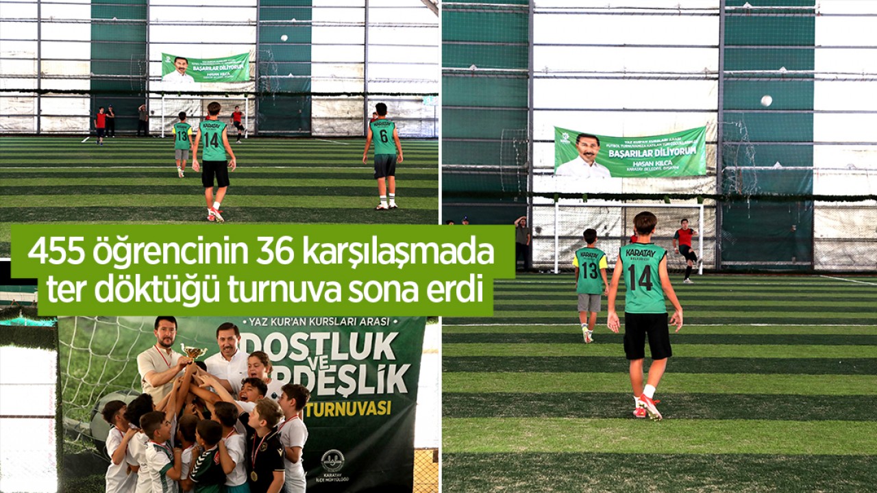 455 öğrencinin 36 karşılaşmada ter döktüğü turnuva sona erdi