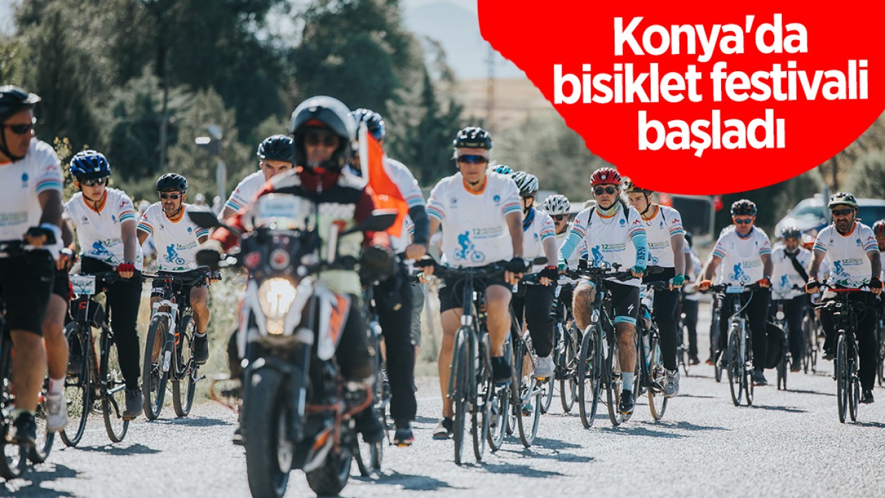 Konya’da bisiklet festivali başladı