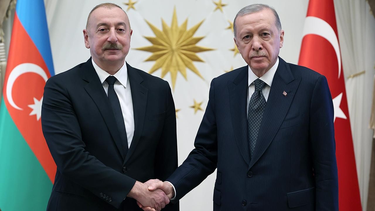 Cumhurbaşkanı Erdoğan, Azerbaycan Cumhurbaşkanı Aliyev ile görüştü