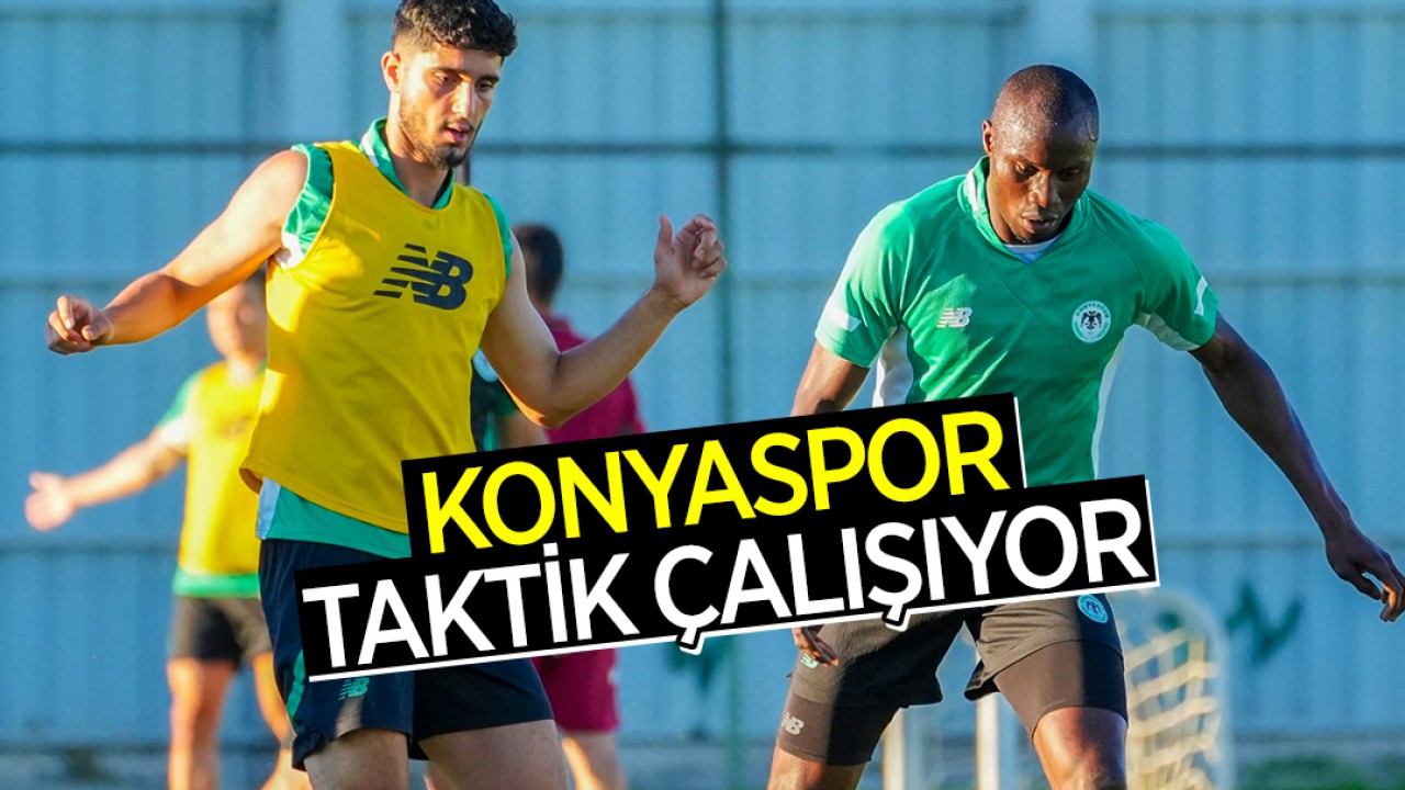 Konyaspor taktik çalışıyor