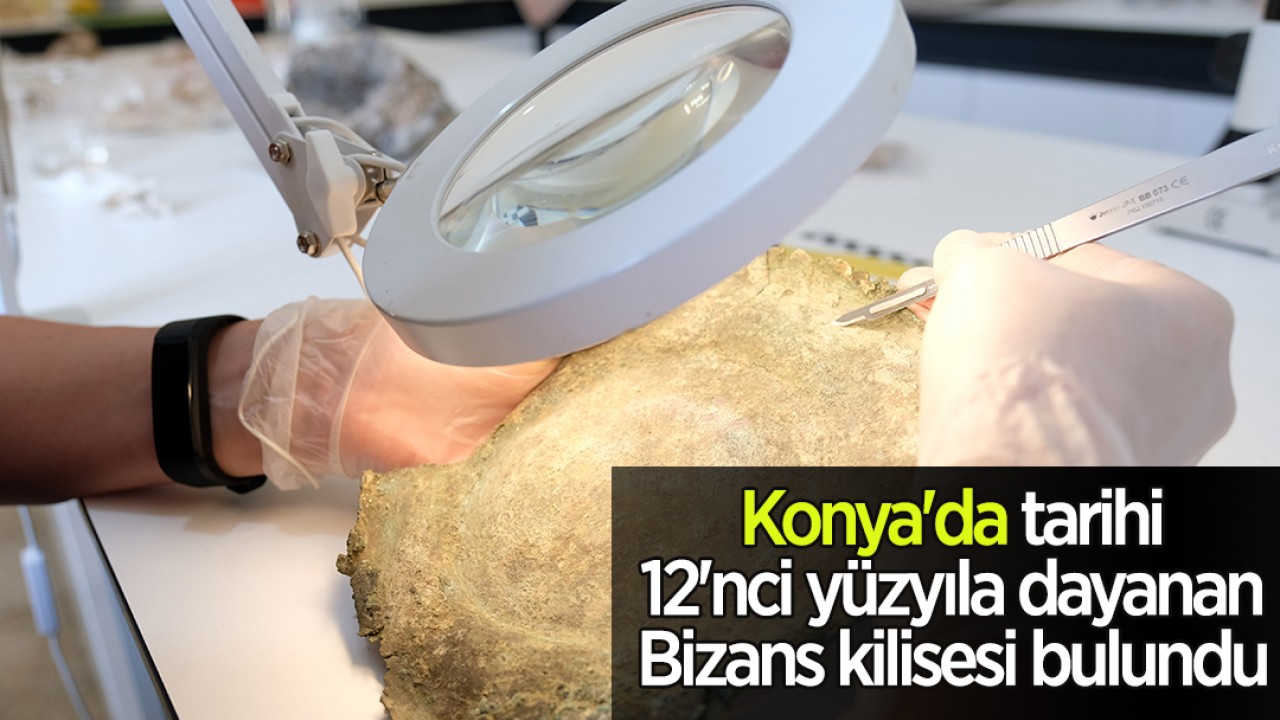 Konya’da tarihi 12’nci yüzyıla dayanan Bizans kilisesi bulundu