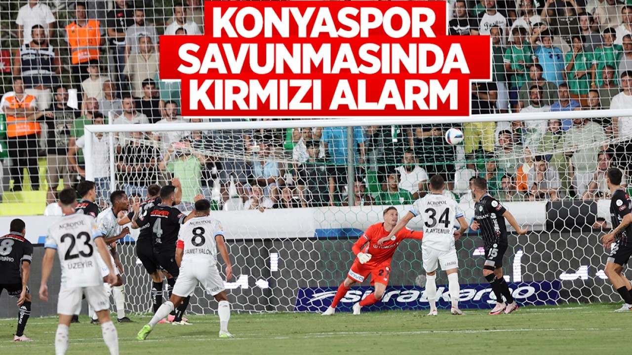 Konyaspor savunmasında kırmızı alarm