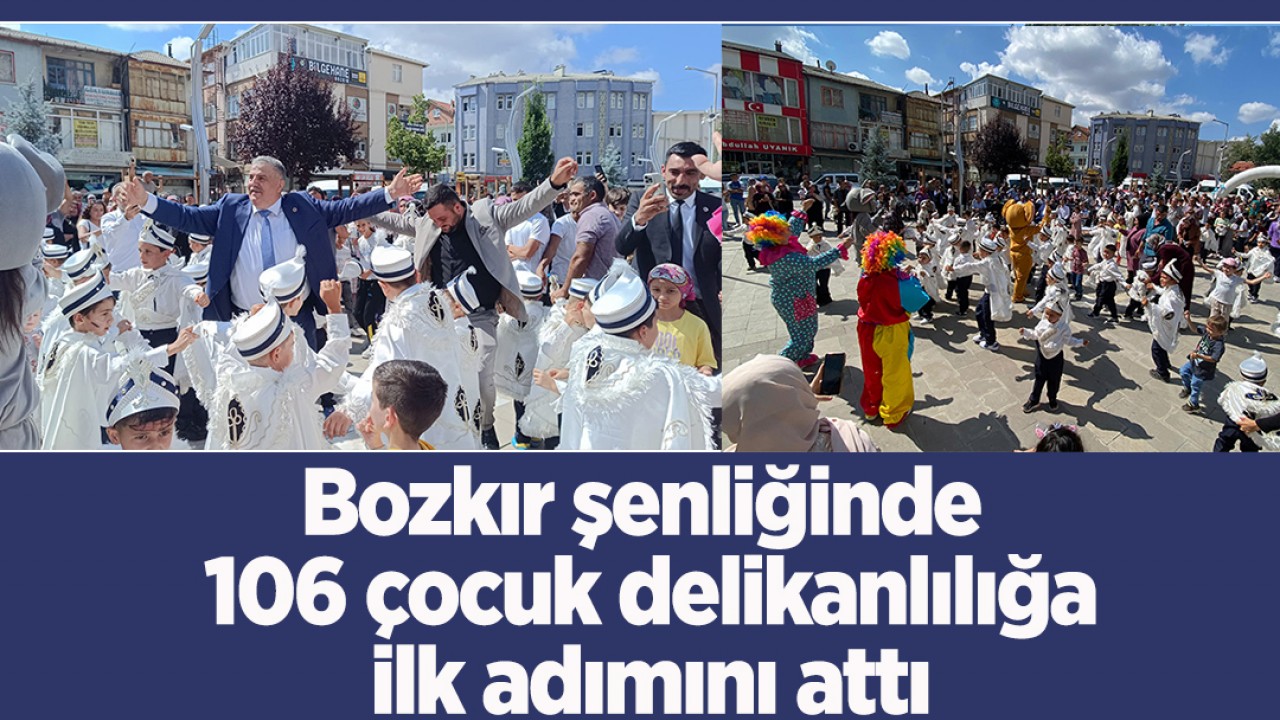 Bozkır şenliğinde 106 çocuk delikanlılığa ilk adımını attı