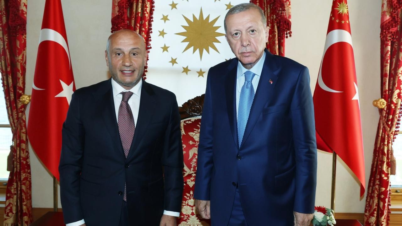 Cumhurbaşkanı Erdoğan, TİM Başkanı Mustafa Gültepe’yi kabul etti