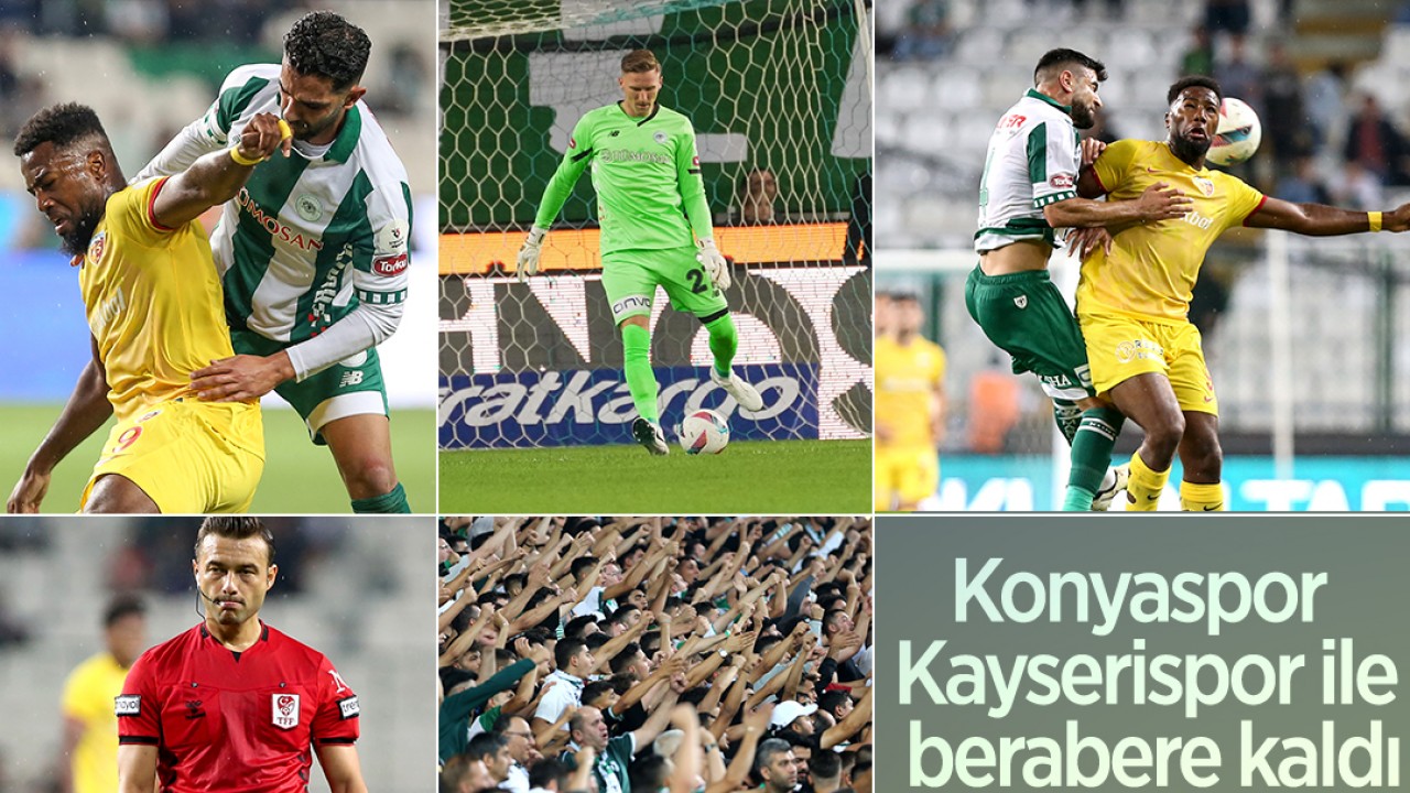 Konyaspor Kayserispor ile berabere kaldı