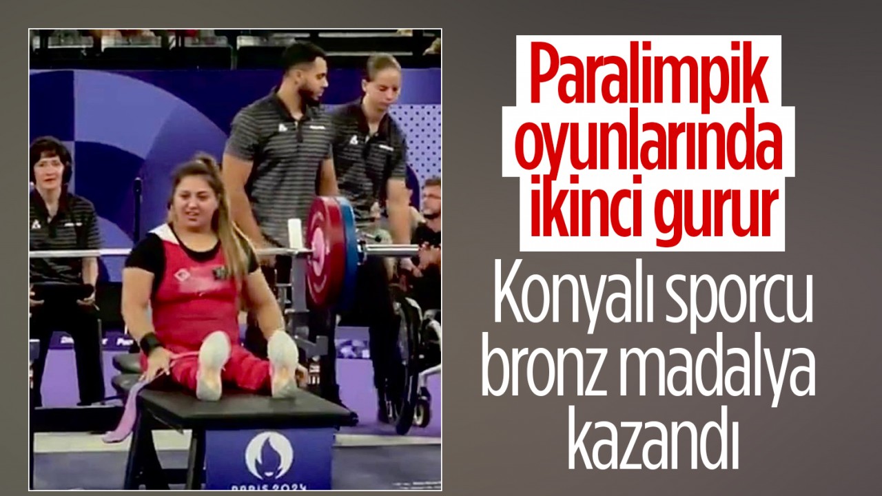 Paralimpik oyunlarında ikinci gurur: Konyalı sporcu bronz madalya kazandı