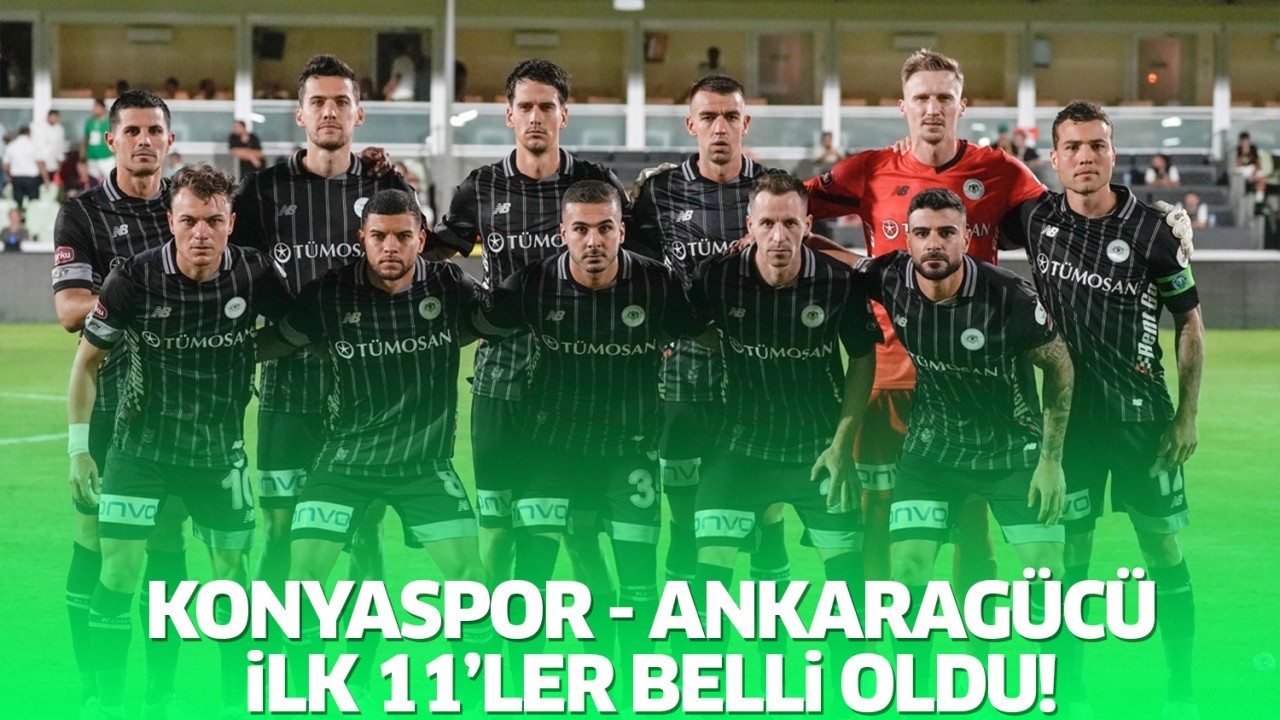 Konyaspor - Ankaragücü ile hazırlık maçında: İlk 11’ler belli oldu