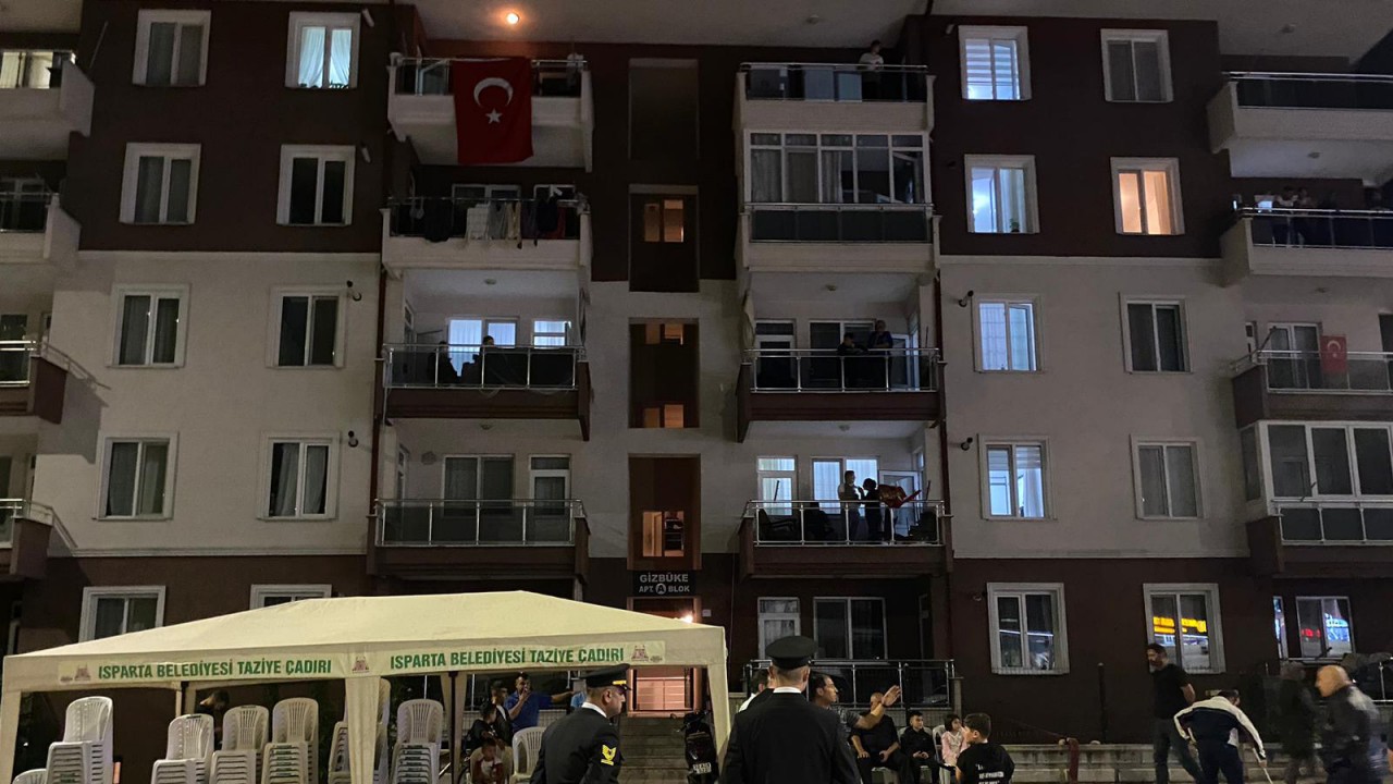 Isparta’ya şehit ateşi düştü