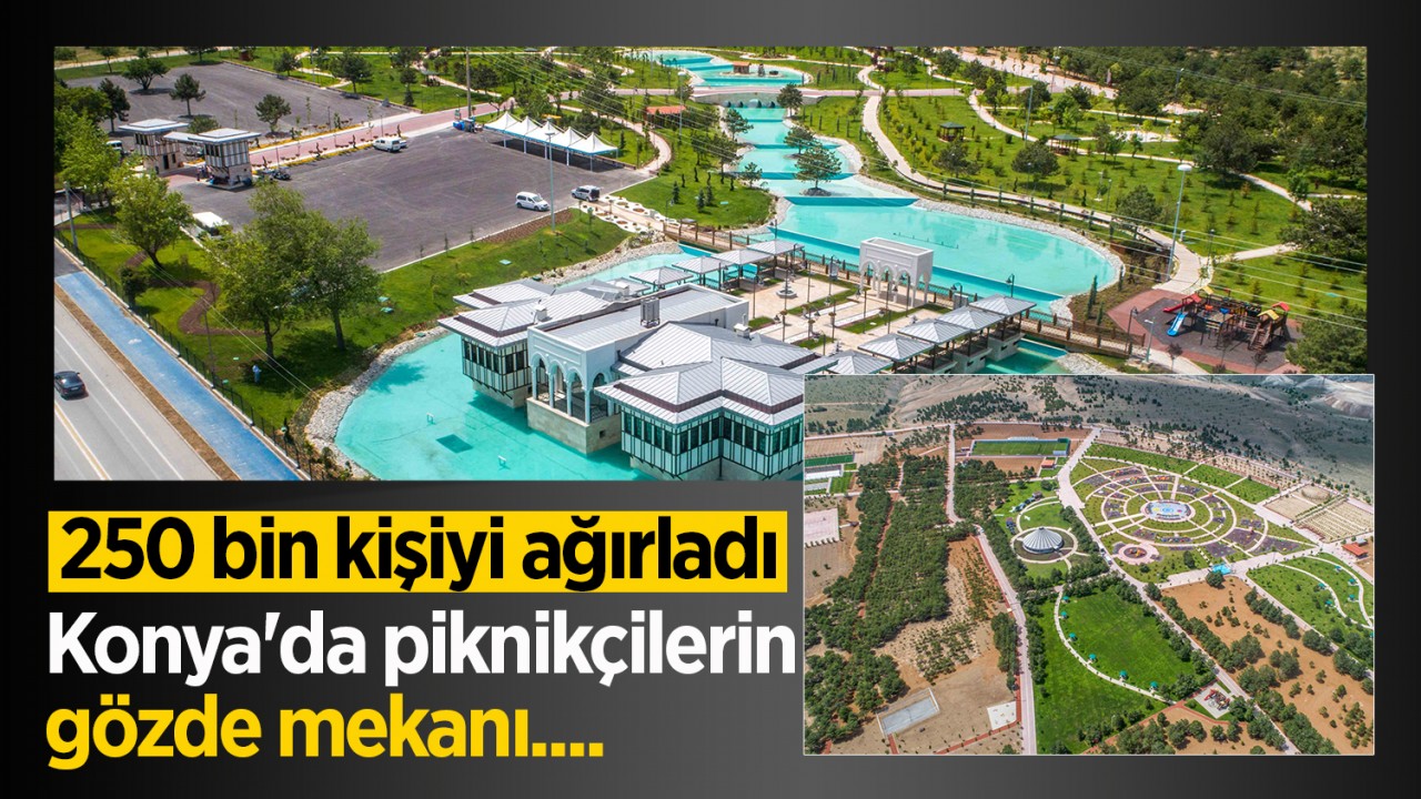 250 bin kişiyi ağırladı: İşte, Konya'da piknikçilerin gözde mekanı