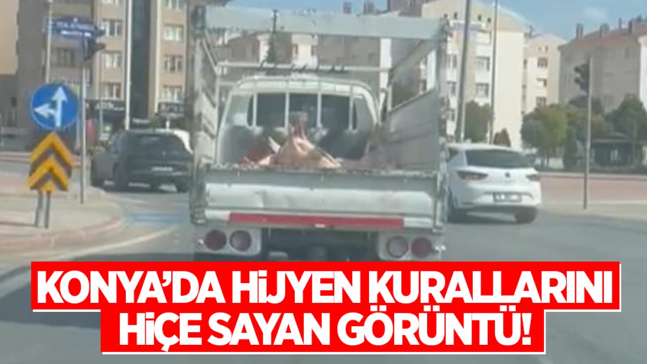 Konya’da hijyen kurallarını hiçe sayan görüntü! O anlar kamerada