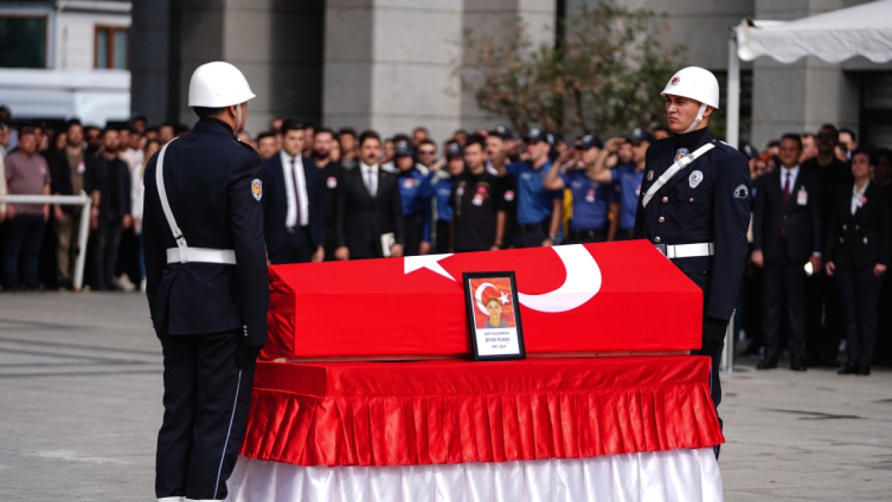 Şehit polis memuru için İstanbul’da cenaze töreni düzenlendi